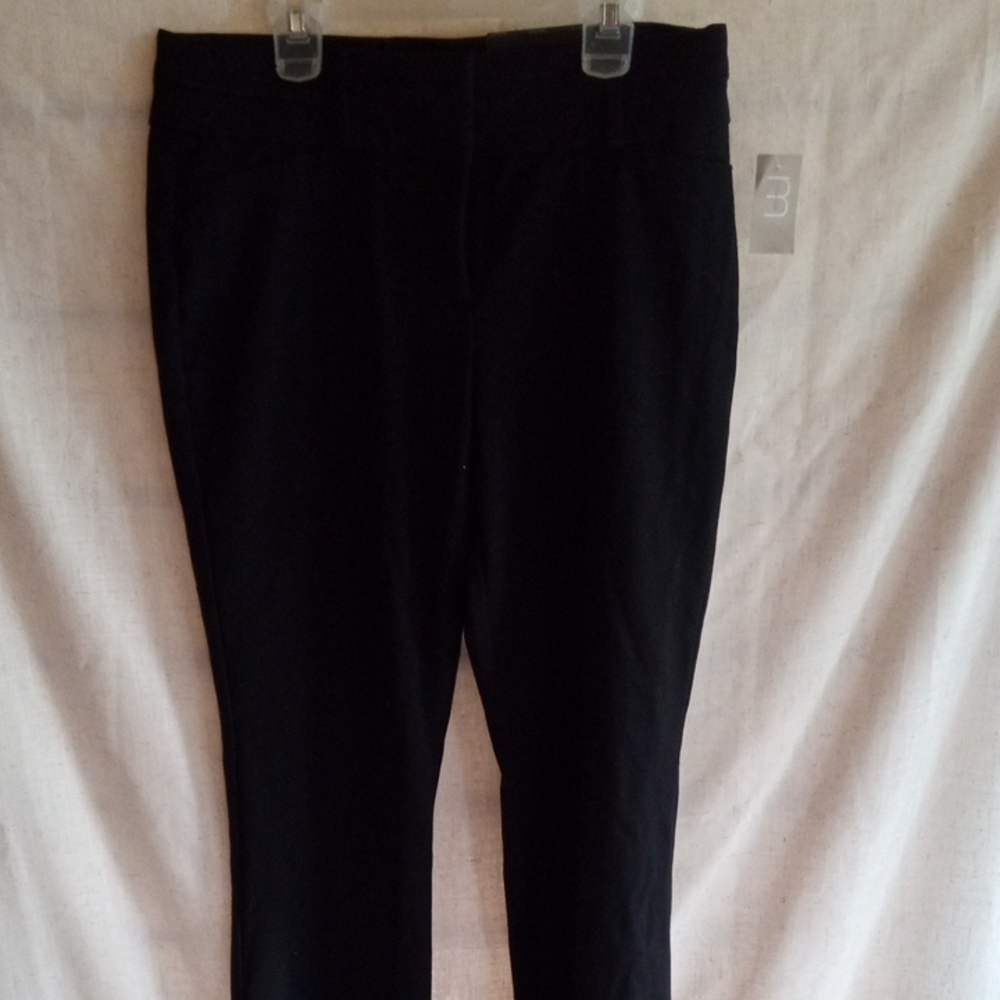 NWT Maurices Black Boot Cut Short Mid Rise Women's Dress Pants 4 Short